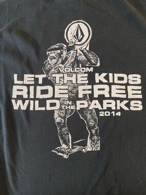 Volcom 2014 “Let The Kids Ride Free, Wild in the Parks” Graphic Tee